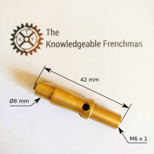 Brass emulsion tube holder for SOLEX carburettors