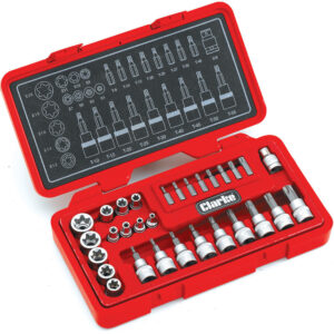 Clarke PRO162 Torx-Star & Security Socket Set