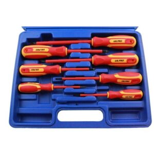 US Pro 7pc Insulated Electricians Screwdriver Set
