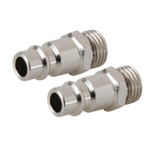 Silverline Euro Bayonet Coupler 1/4" BSP Male Thread 2pk