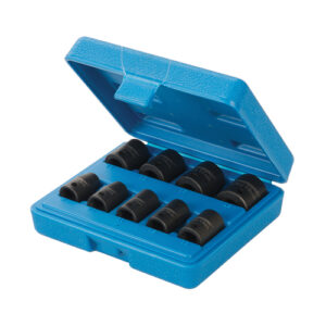 Silverline 3/8" Dr 6pt Metric 9pce Impact Socket Set