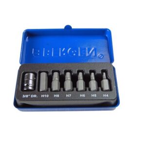 Bergen BER1192 7PC 3/8" Dr Hex Bit Set