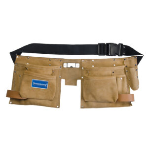 Silverline Heavy Duty Double Pouch Tool Belt 8 Pocket