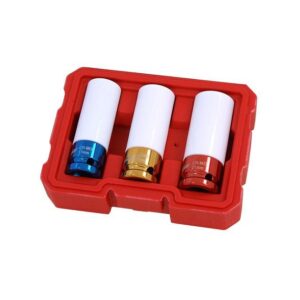 Neilsen CT0920 3 Pc 1/2" Dr Thin Wall Wheel Nut Sockets