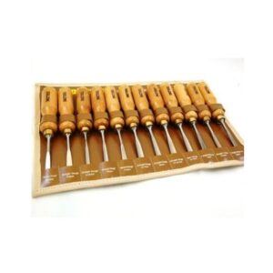 Toolzone 12Pc Professional Hi Quality Carving Chisel Set
