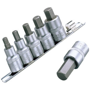 Clarke PRO375 6 Piece 1/2" Drive HEX Bit Set