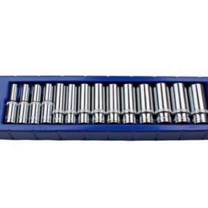 US PRO 14pc 3/8" deep metric sockets