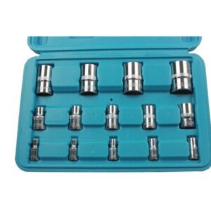 US PRO 14 Piece Female Torx Star Socket Set.