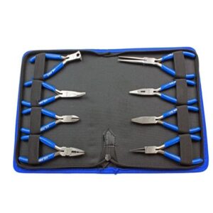 US PRO 8PC Mini Plier Set In zip pouch