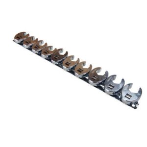 US Pro Pro 10 Piece 3/8" Drive Metric Crowfoot Set