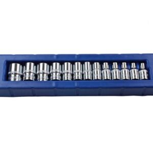 US Pro 13PC 1/4" DR Shallow Sockets 4-14mm