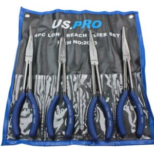 US Pro 4 Pc Long Reach Plier Set