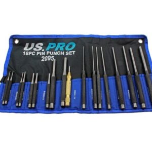 US PRO 18Pc Pin/Punch Set With Automatic Centre Punch