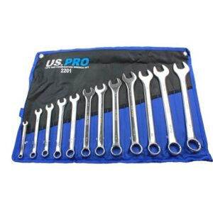US Pro 12PC SAE Combination Wrench Set