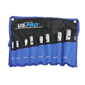 US Pro 8PC Tubular Box Spanner Set