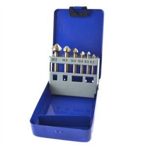 US Pro 6 Pc HSS Tapered Countersink Set