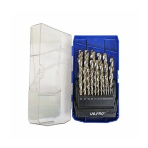 US Pro 25PC HSS Metric Drill Bit Set