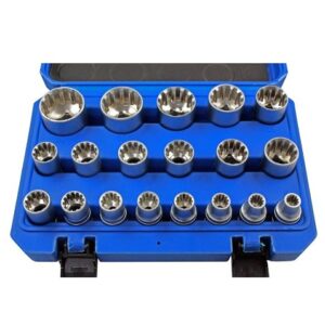 US Pro 19PC 1/2" DR Gear Lock Sockets
