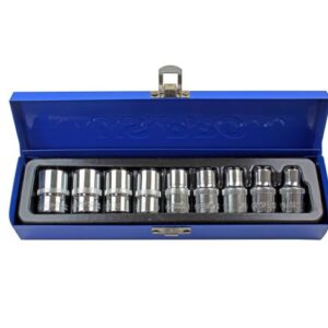US Pro 9 Pc 1/2" Dr E Torx Socket set