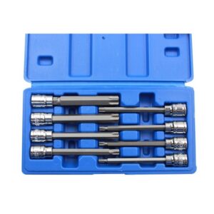 US PRO 8PC 3/8" Dr Long Torx Bit Socket Set