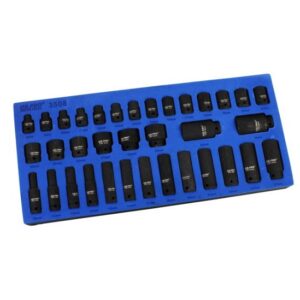 US Pro 35PC 1/2" DR 6PT Impact Socket set
