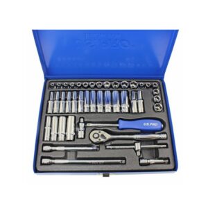US Pro 43PC 1/4" DR Metric & AF Socket Set