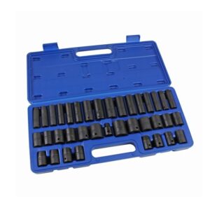 US Pro 37PC 3/8" & 1/2" Shallow & Deep Socket Set