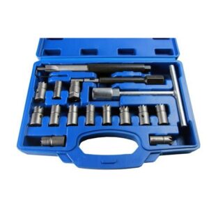 US Pro 17pc Diesel Injector Seat Cutter Set