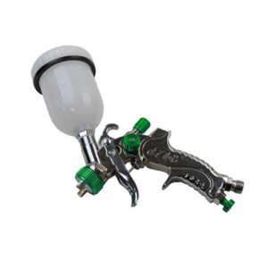 US Pro Mini HVLP Gravity Spray Gun 120ml Cup - Green