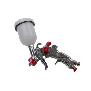 US Pro Mini HVLP Gravity Spray Gun 120ml Cup - Red