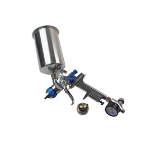 US Pro HVLP Spray Gun Kit With Regulator - 2 x Nozzles