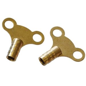 Toolzone Radiator Keys - Brass (Pack of 2)